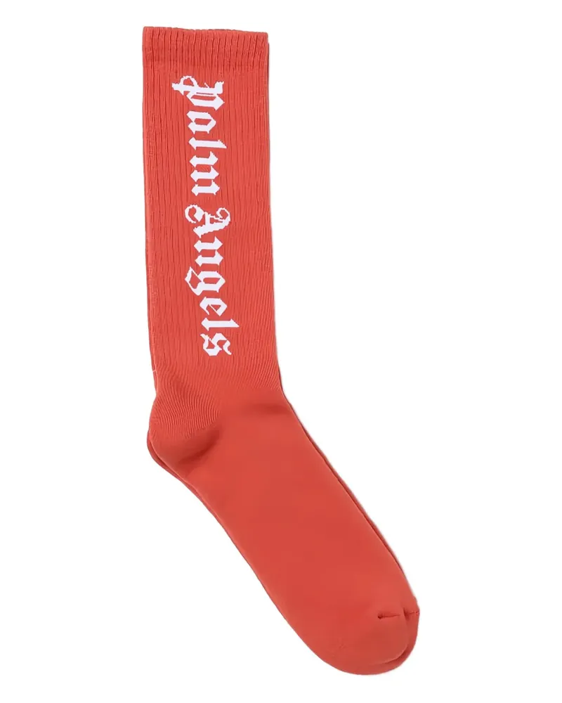 Palm Angels Socken mit Logo-Intarsie - Rosa Rosa