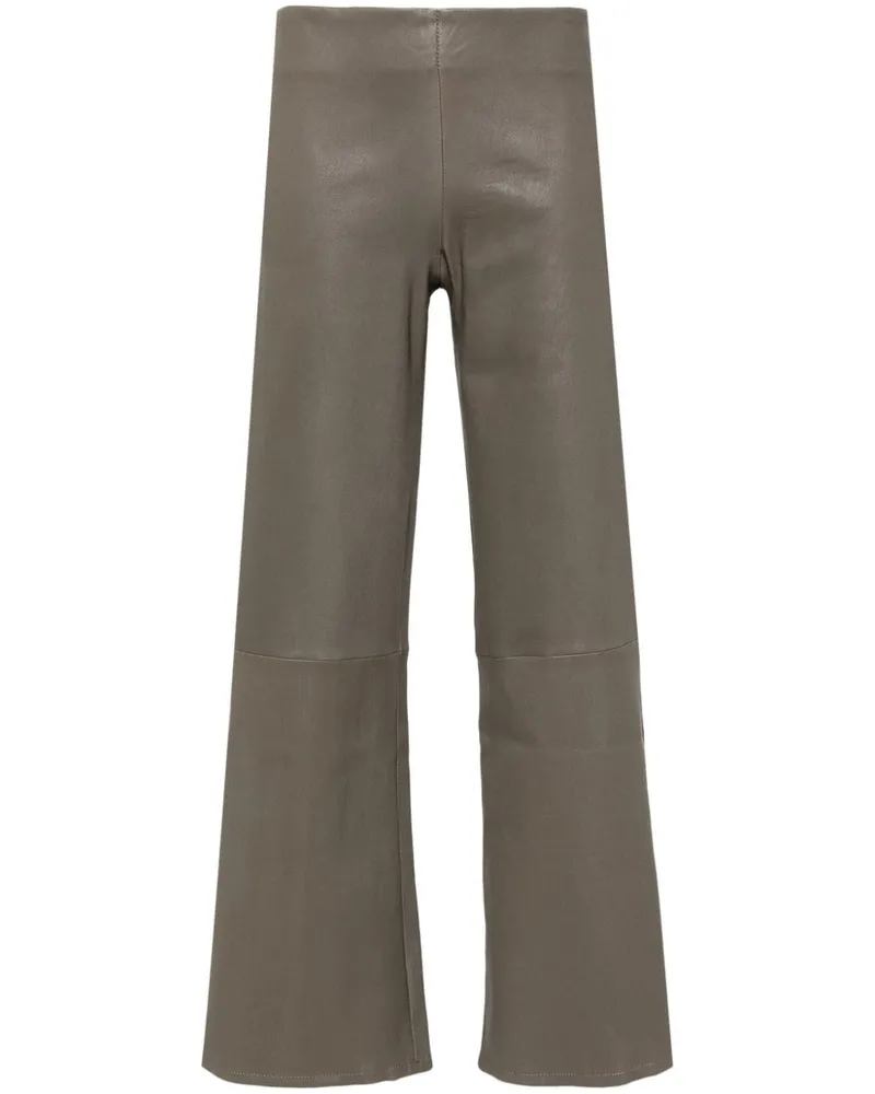 Arma Lucy Hose aus Leder - Grau Grau