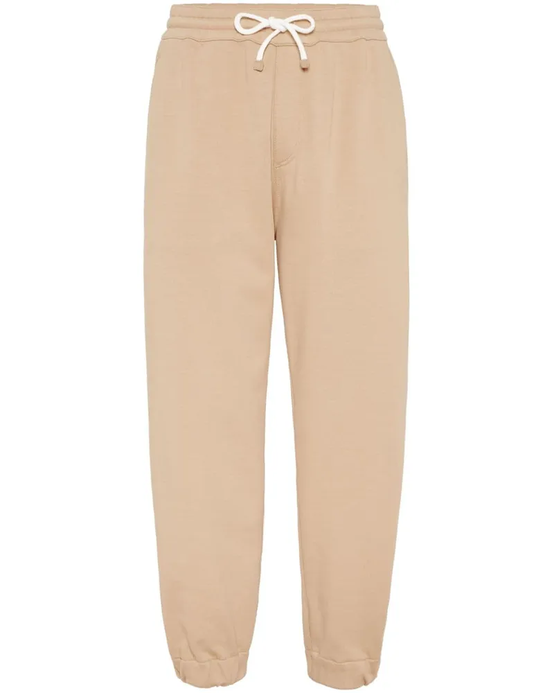 Brunello Cucinelli Jogginghose mit geradem Bein - Nude Nude