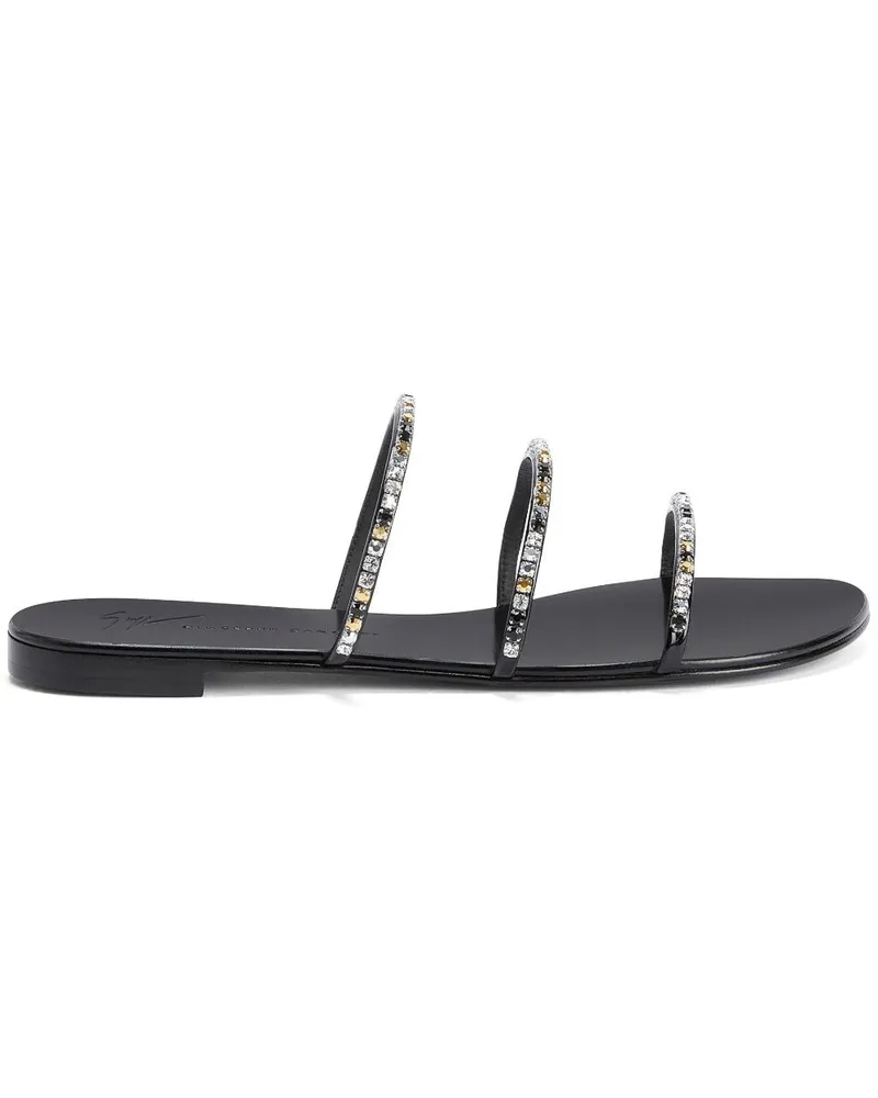 Giuseppe Zanotti Dark Colorful Sandalen - Schwarz Schwarz
