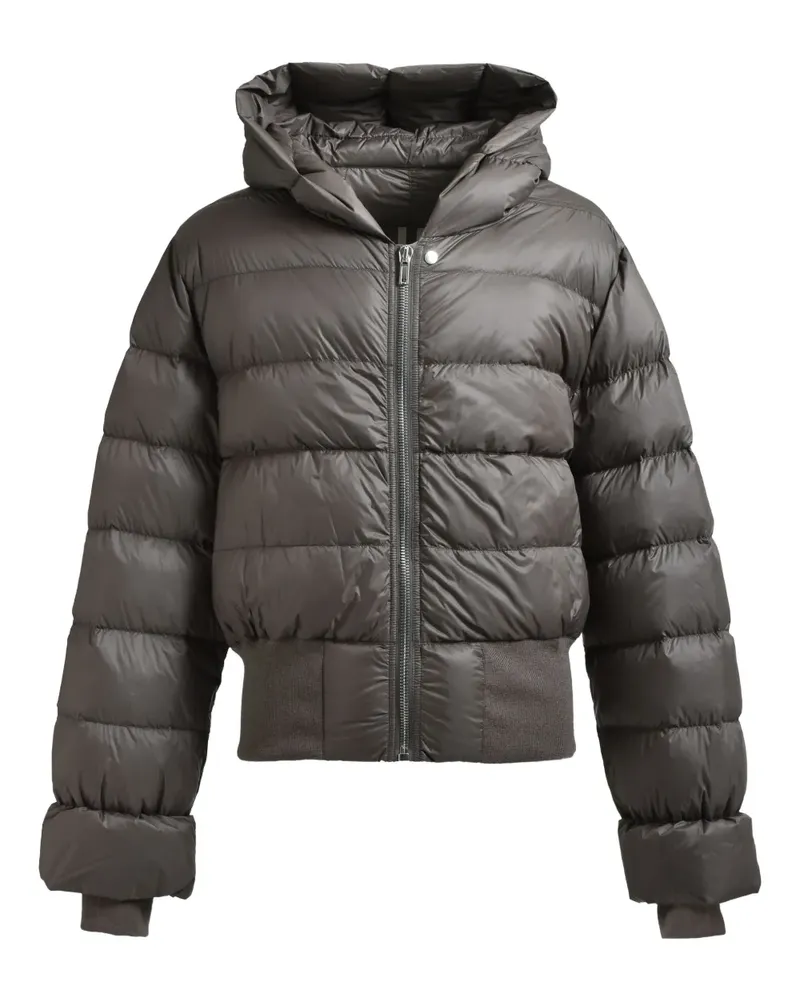 Rick Owens Gefütterte Kapuzenjacke - Grau Grau