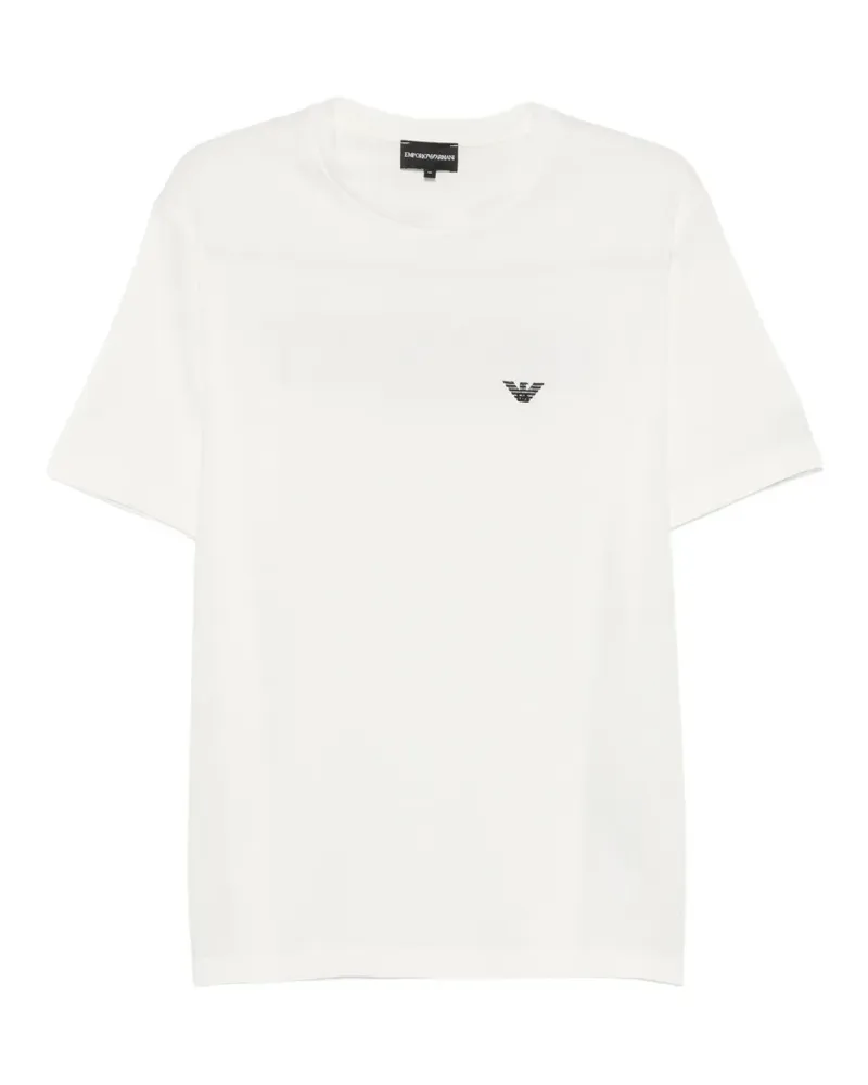 Emporio Armani T-Shirt mit Logo-Print - Weiß Weiß