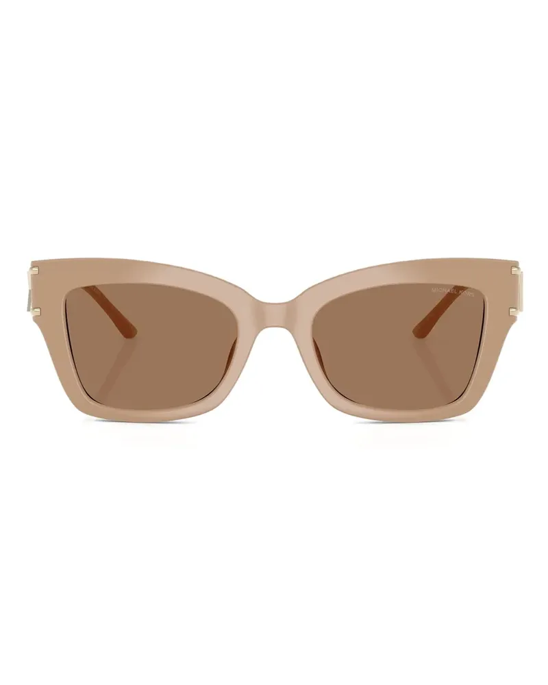 Michael Kors Cat-Eye-Sonnenbrille mit Logo - Nude Nude