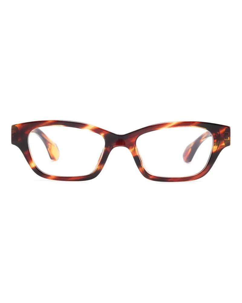 Alain Mikli Brille mit eckigem Gestell - Braun Braun