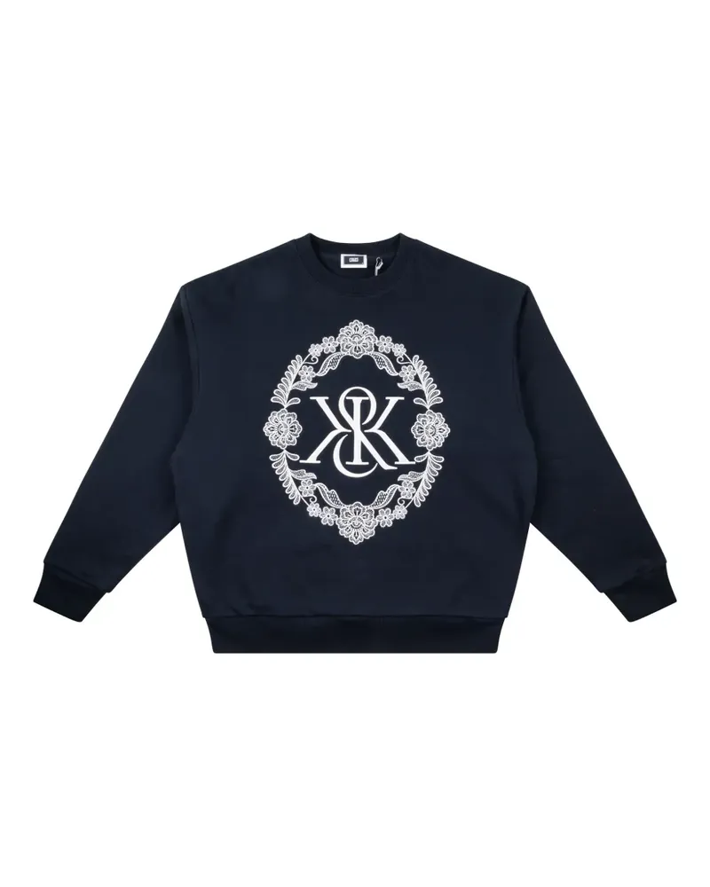 KITH logo-print sweatshirt - Blau Blau