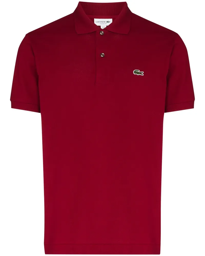 Lacoste Piqué-Poloshirt mit Logo-Patch - Rot Rot