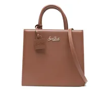 Shopper mit Logo - Braun