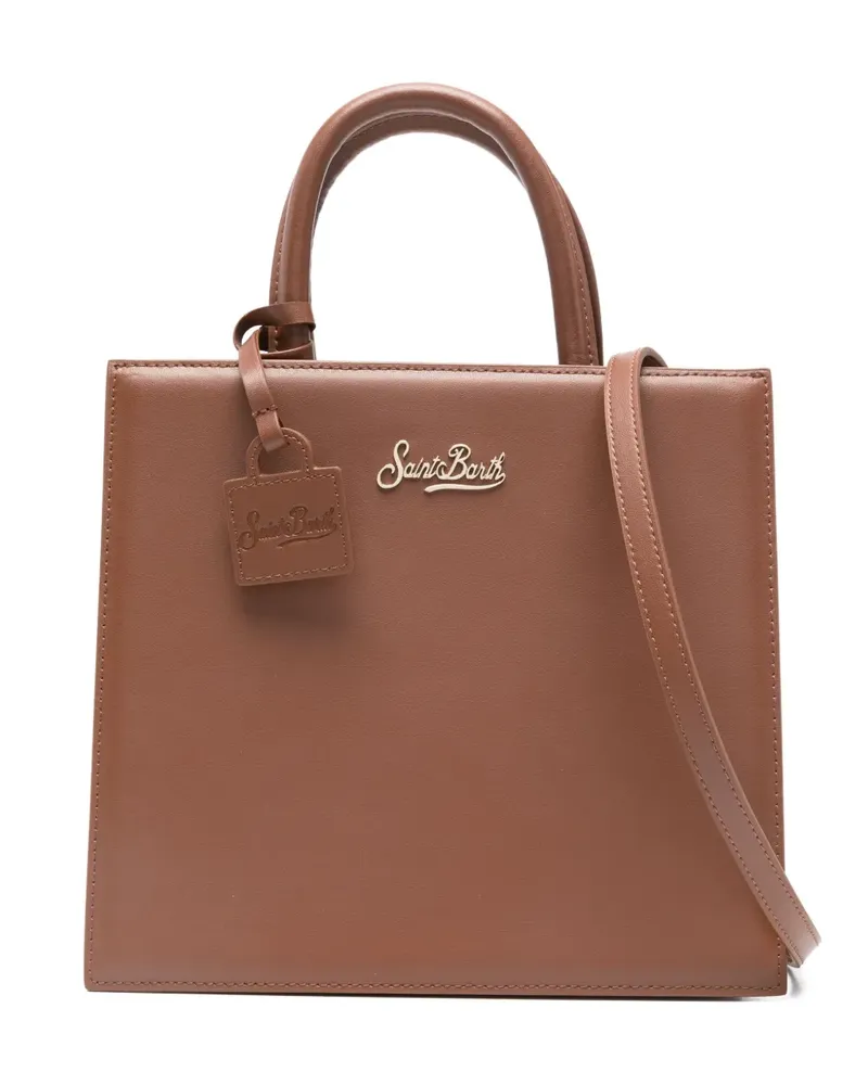 MC2 Saint Barth logo-lettering tote bag - Braun Braun