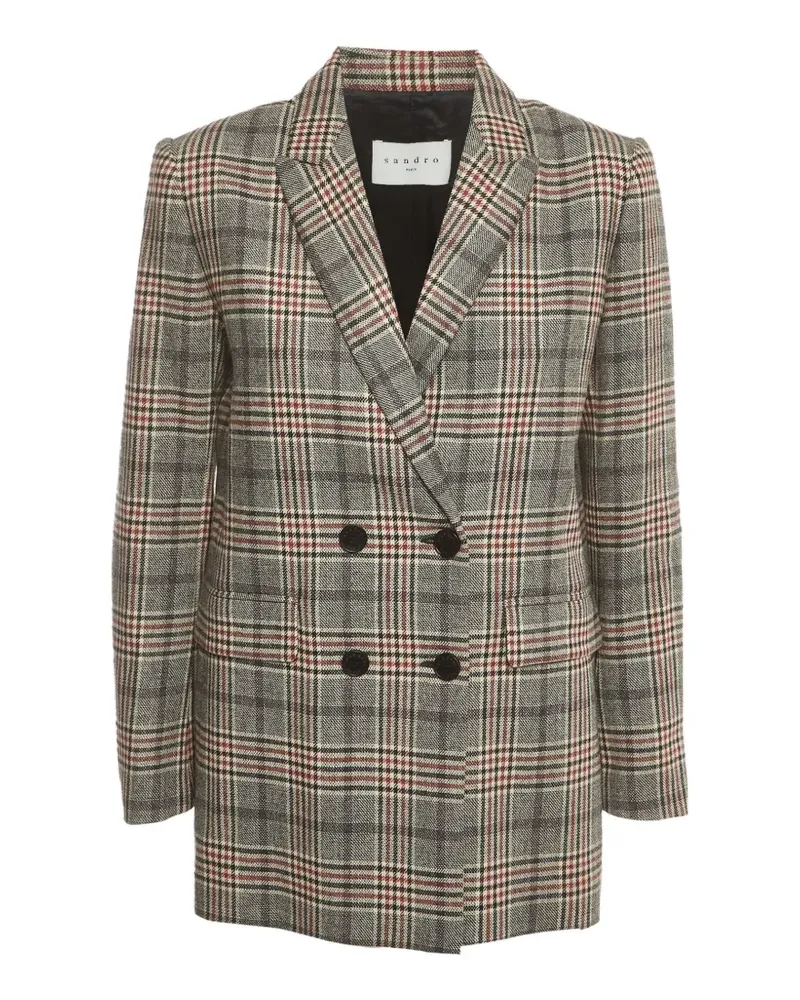 Sandro Doppelreihiger Lauryn Blazer - Grau Grau