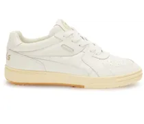 University Sneakers mit Schnürung - Weiß