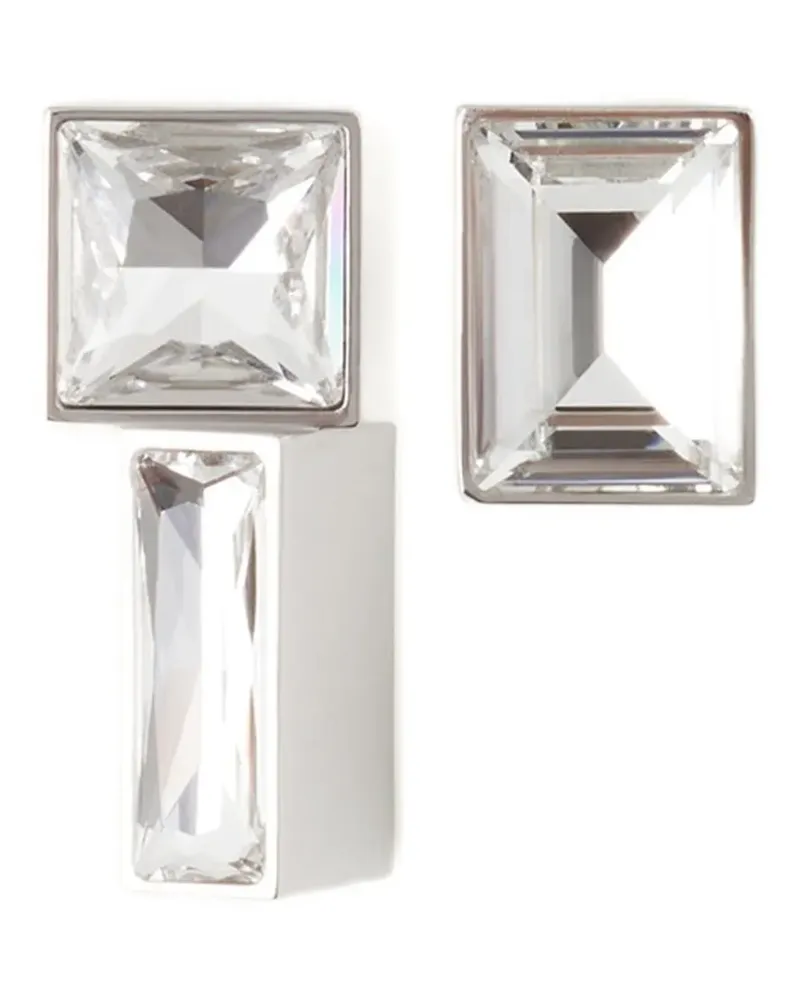 Lanvin Ohrringe mit Kristallen - Silber Silber