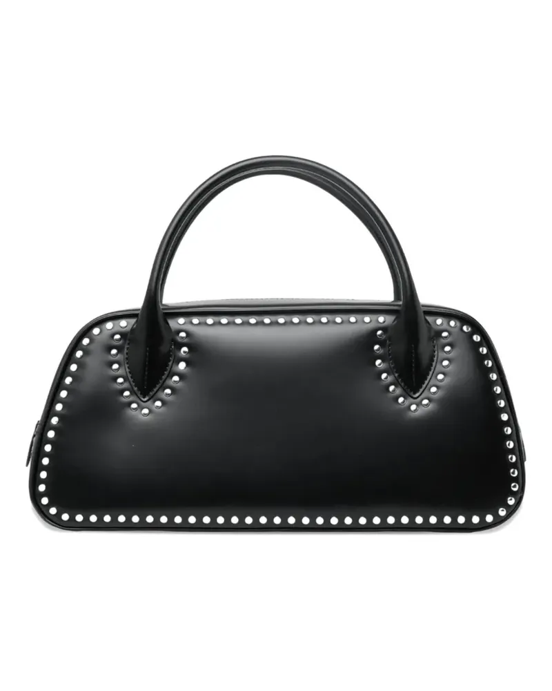 Comme des Garçons Corti studded shoulder bag - Schwarz Schwarz