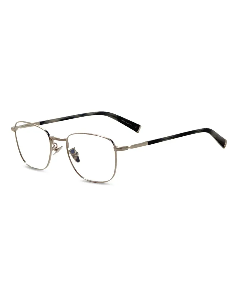 John Varvatos Brille mit geometrischem Gestell - Silber Silber