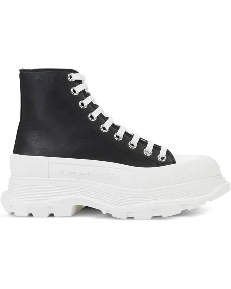 Alexander McQueen Tread Slick Sneakers - Schwarz Schwarz