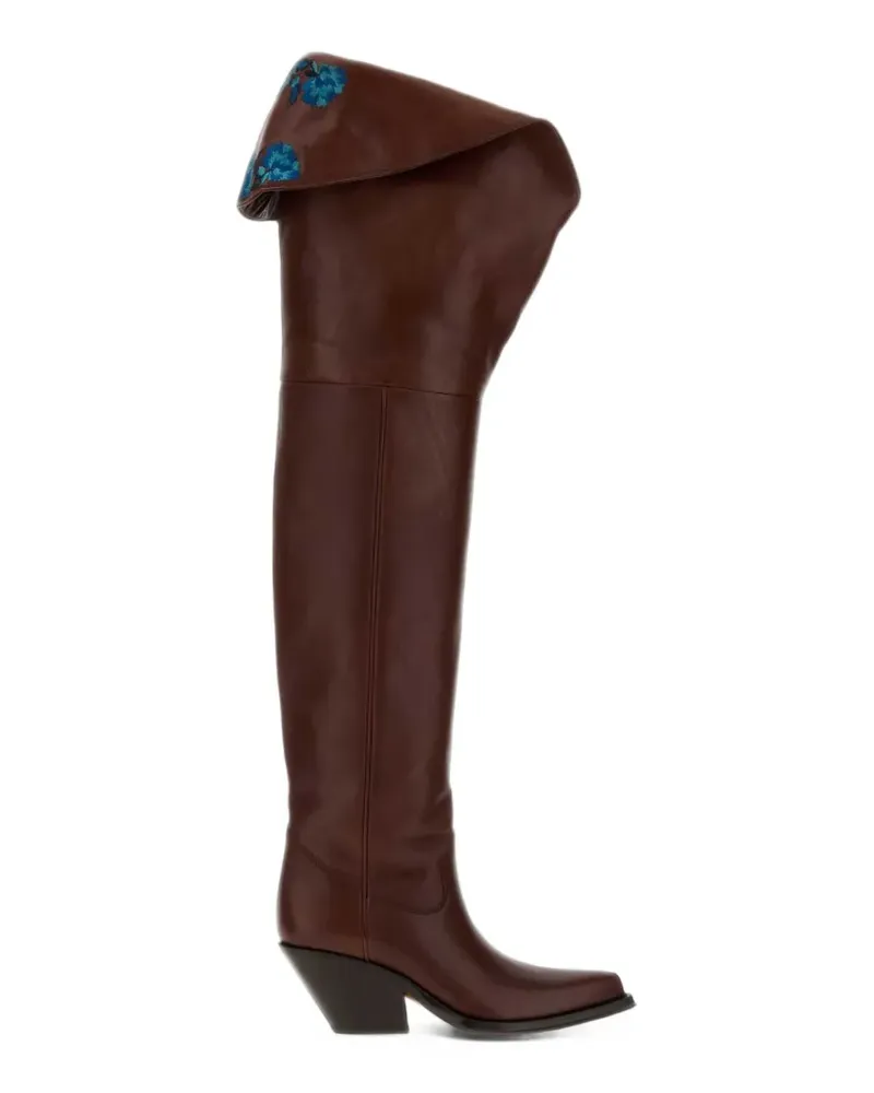 Chloé Azelan thigh-high boots - Braun Braun