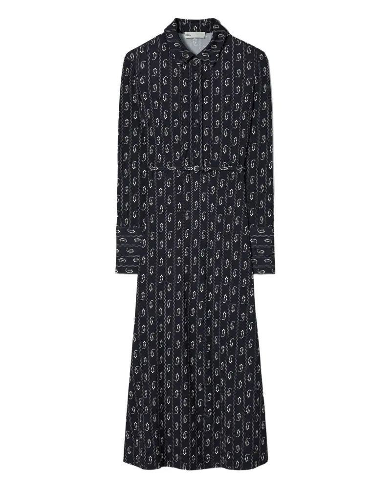 Tory Burch Hemkleid mit Paisley-Print - Blau Blau