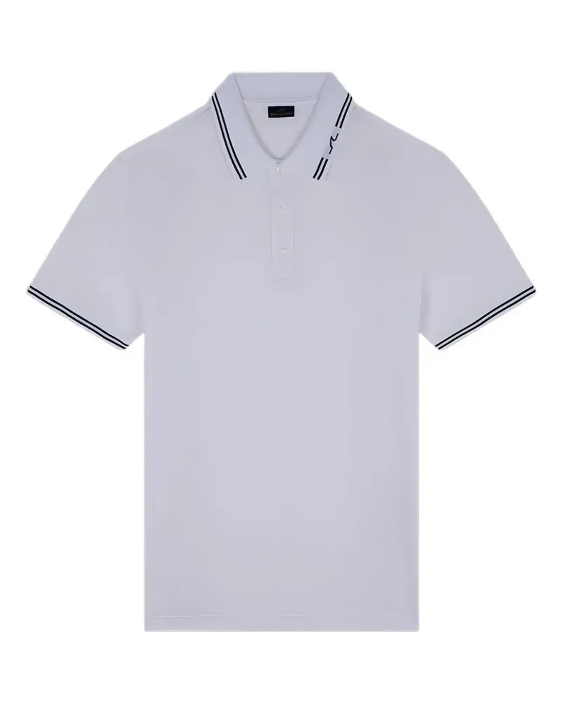 Paul & Shark Poloshirt mit Streifendetail - Weiß Weiß