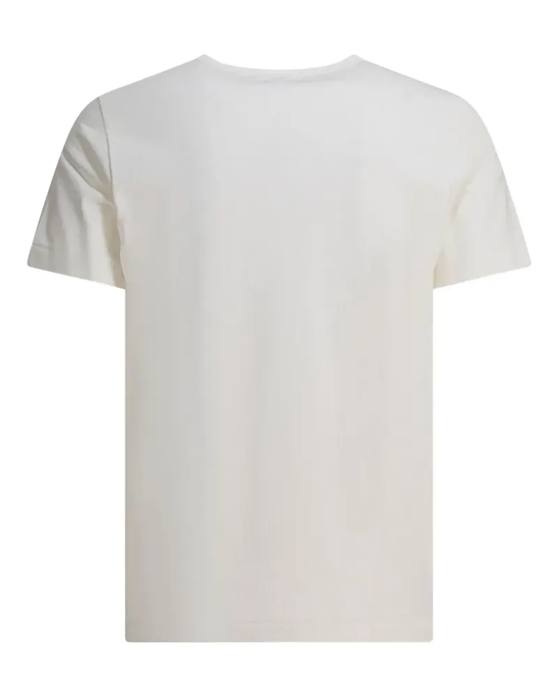 Merz b. Schwanen T-Shirt mit Rundhalsausschnitt - Weiß Weiß