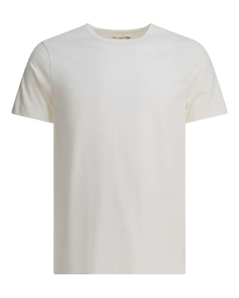 Merz b. Schwanen T-Shirt mit Rundhalsausschnitt - Weiß Weiß