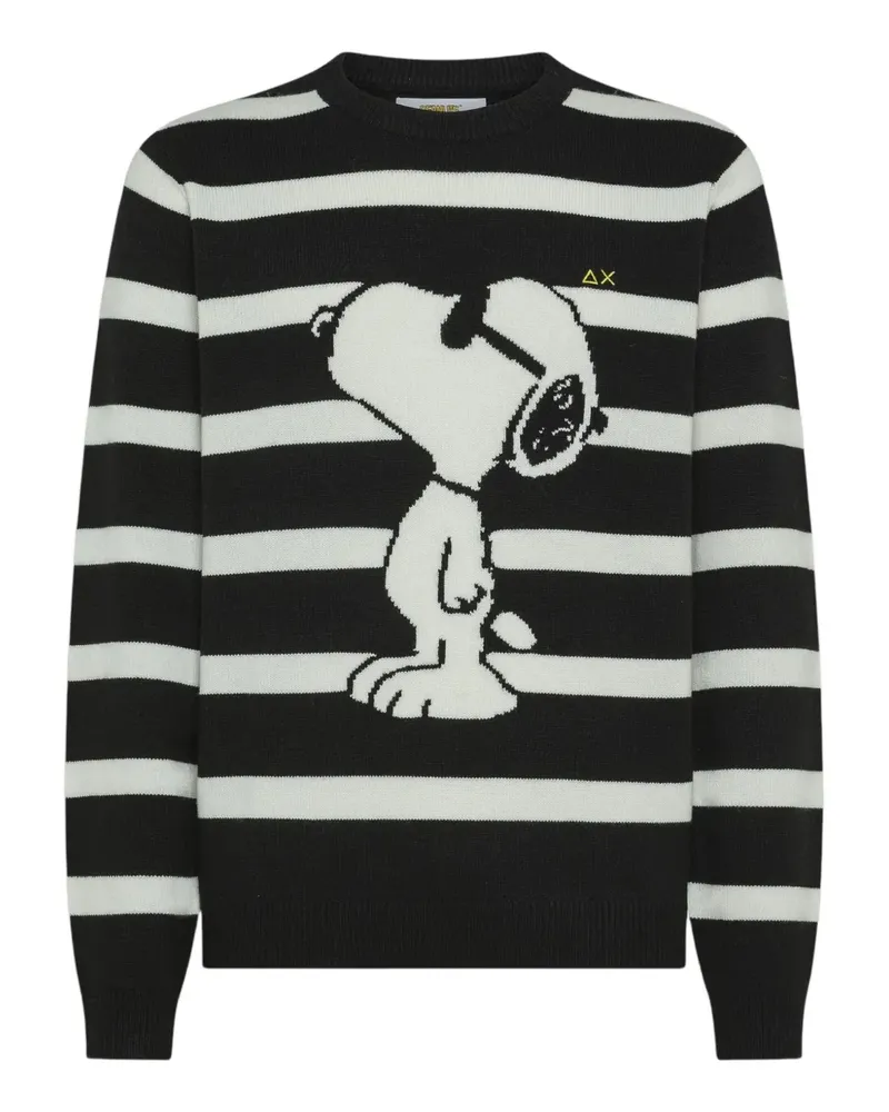 Sun68 x Peanuts sweater - Schwarz Schwarz