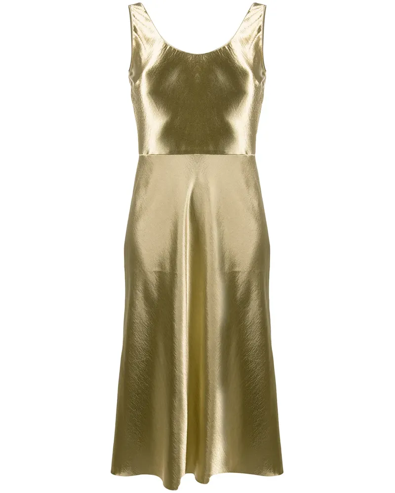 Vince Midikleid in Metallic-Optik - Gold Gold