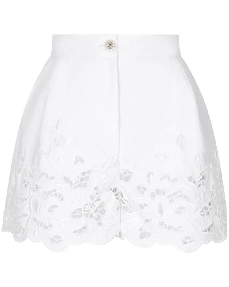 Dolce & Gabbana Shorts mit Cut-Outs - Weiß Weiß