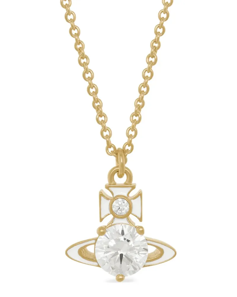 Vivienne Westwood Halskette mit Reichsapfel-Anhänger - Gold Gold