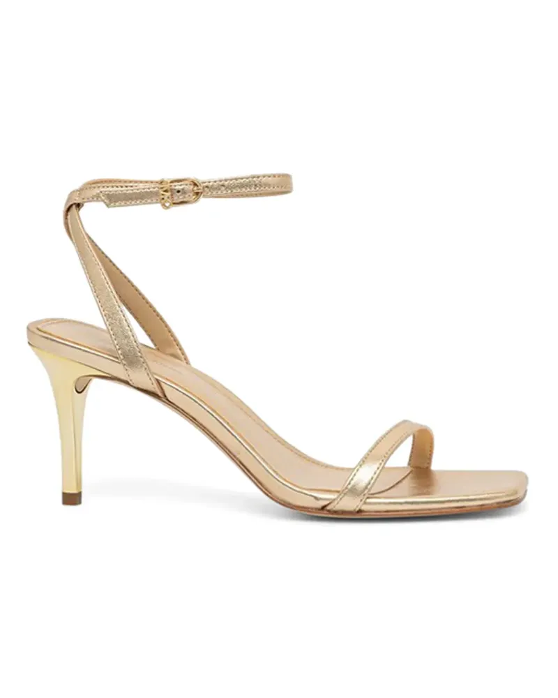 Michael Kors buckle-strap heeled sandals - Gold Gold