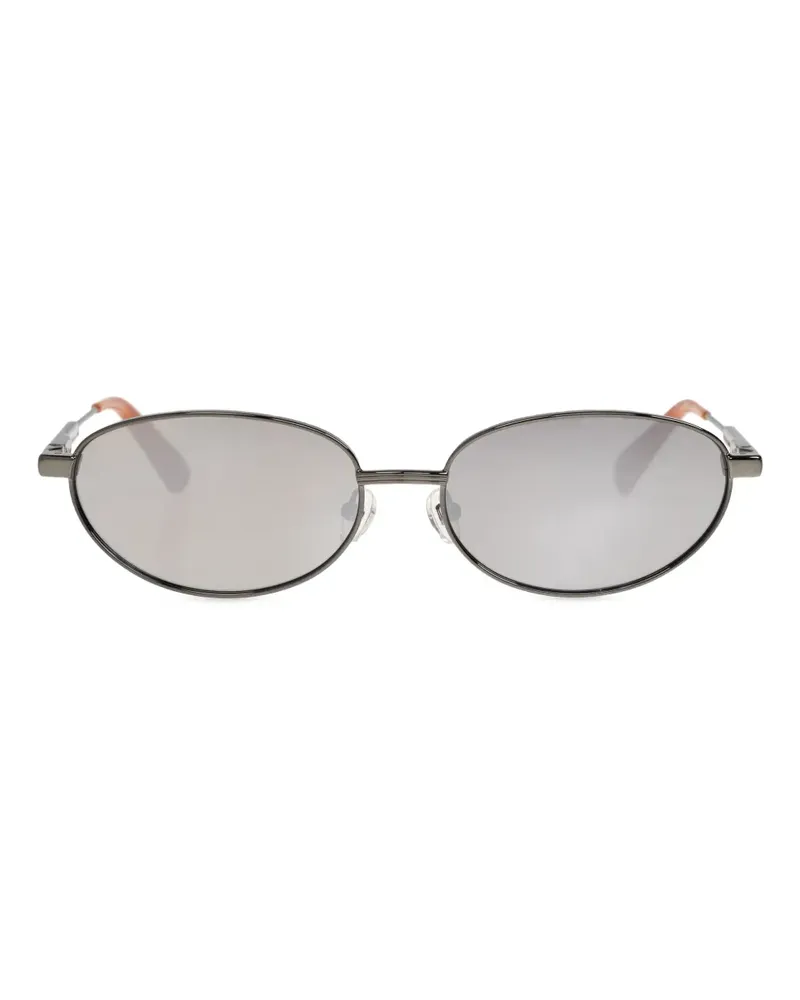 Jacquemus Sonnenbrille mit Logo-Print - Schwarz Schwarz