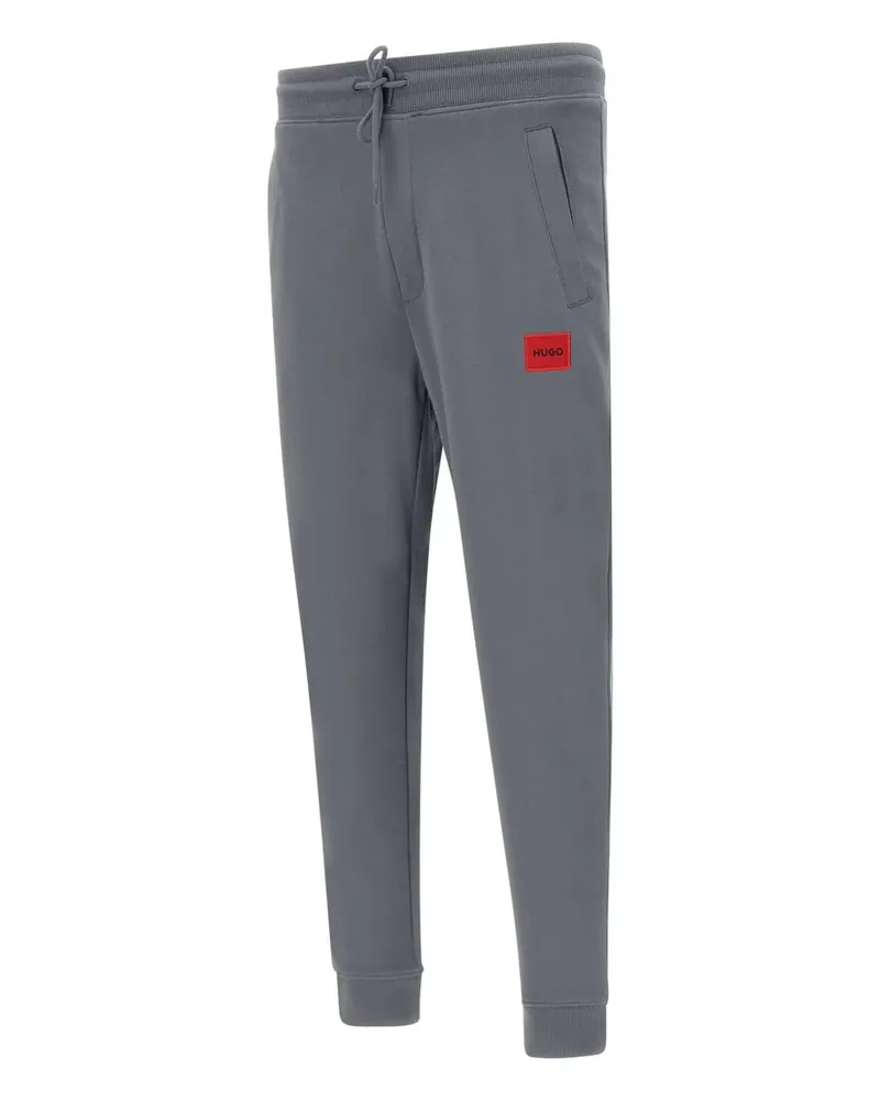 HUGO BOSS Jogginghose mit Logo-Patch - Grau Grau