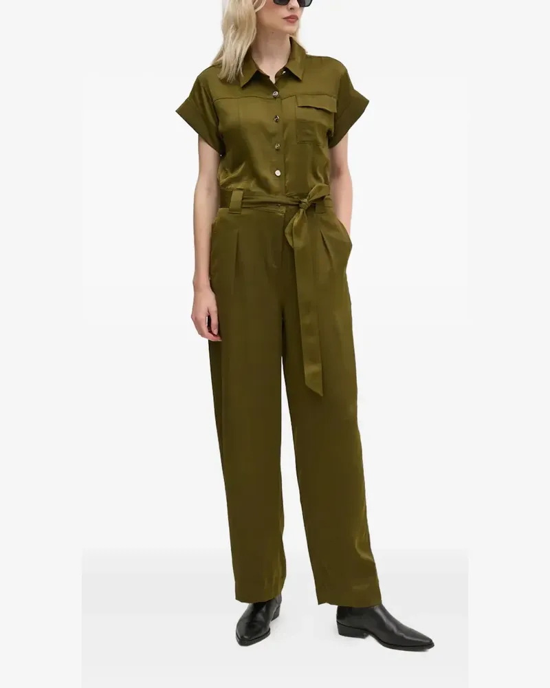 DKNY Jumpsuit mit Gürtel - Grün Grün
