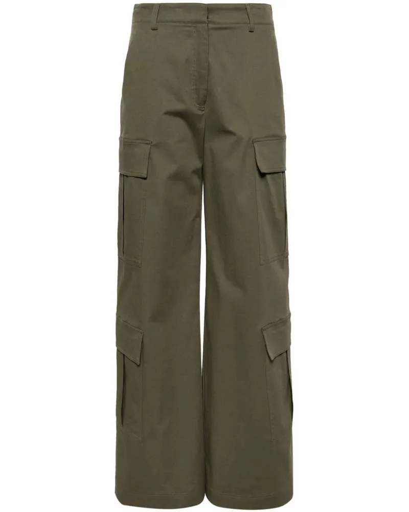 Moschino Cargohose mit weitem Bein - Grün Grün