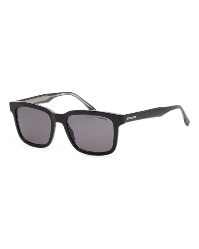 Carrera Sonnenbrille mit eckigem Gestell - Schwarz Schwarz