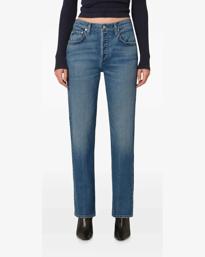 Citizens of humanity high-rise slim-fit jeans - Blau Blau