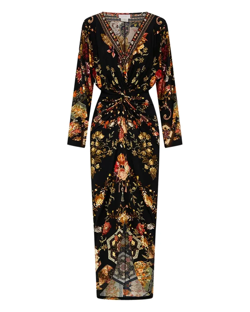 Camilla Stitched in Time Twist Kleid - Schwarz Schwarz