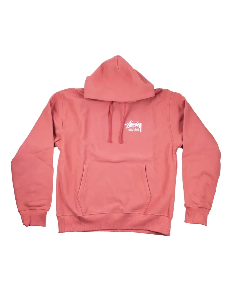 Stüssy New York-print hoodie - Rot Rot