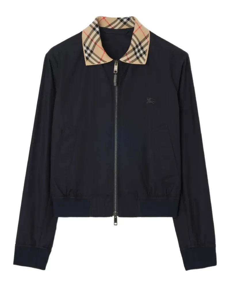 Burberry Glenfields Bomberjacke aus Gabardine - Blau Blau