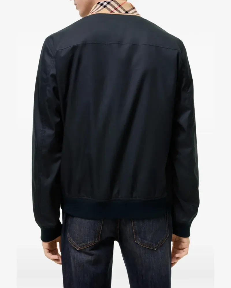 Burberry Glenfields Bomberjacke aus Gabardine - Blau Blau