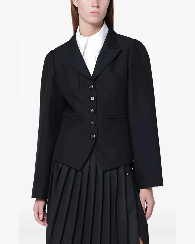 Namacheko Einreihiges Sakko - Schwarz Schwarz