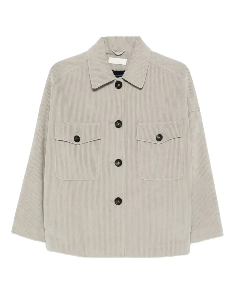 CIRCOLO 1901 Klassische Cordjacke - Grau Grau