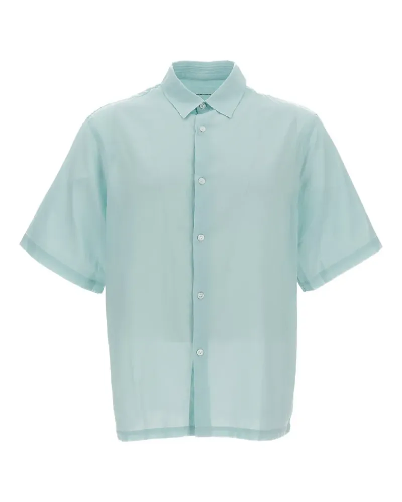 Kaptain Sunshine Kurzärmeliges Hemd - Blau Blau