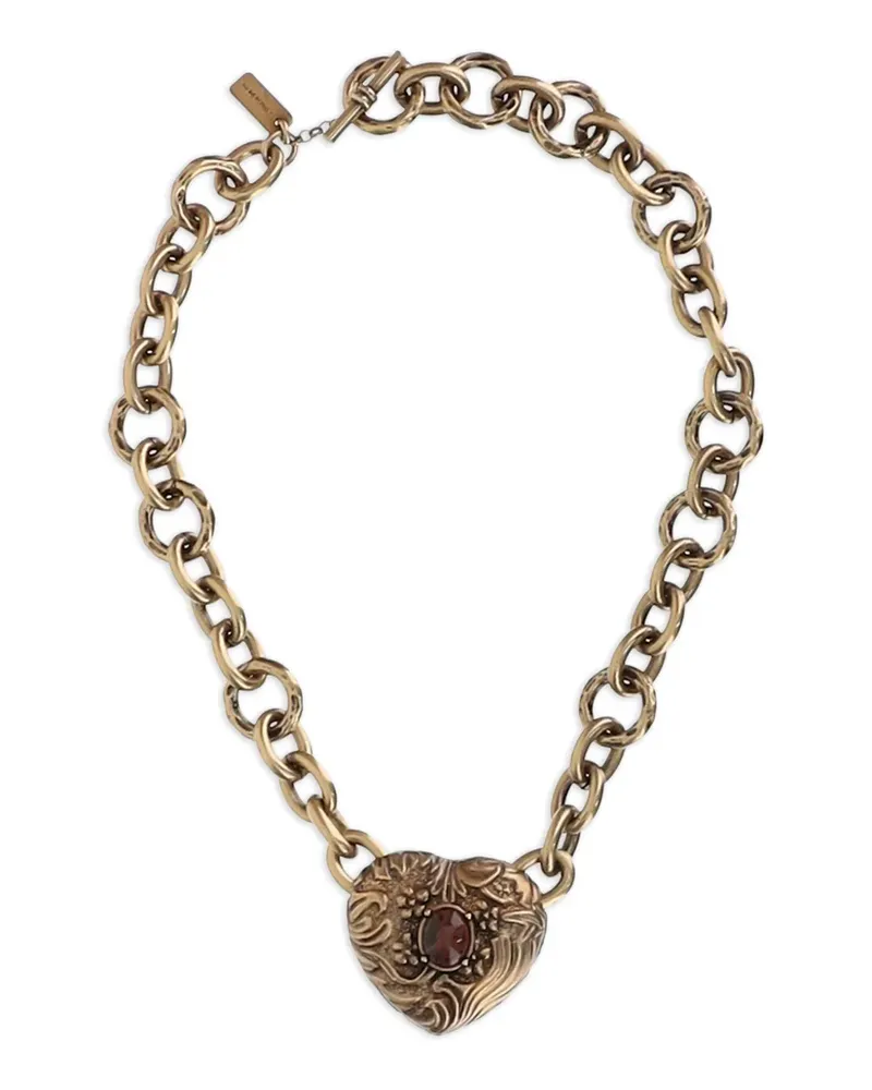 Chloé heart-charm chain necklace - Gold Gold