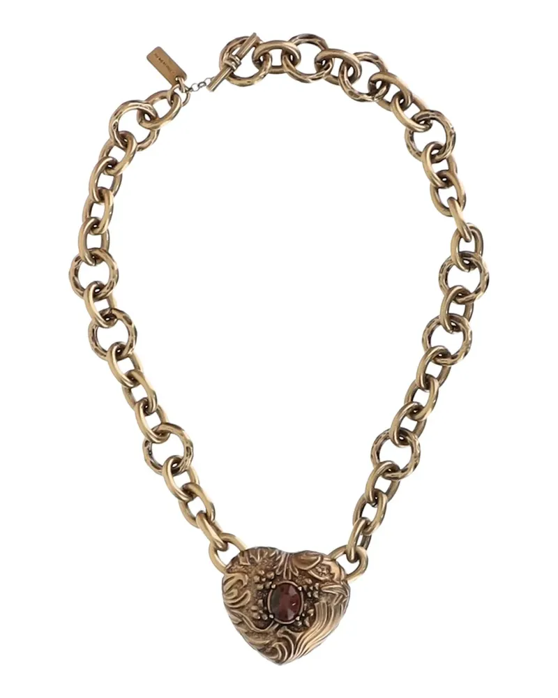 Chloé heart-charm chain necklace - Gold Gold