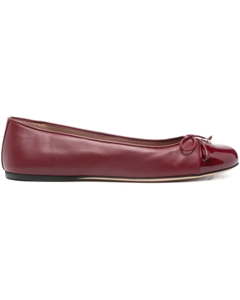 Gucci Ballerinas mit GG - Rot Rot
