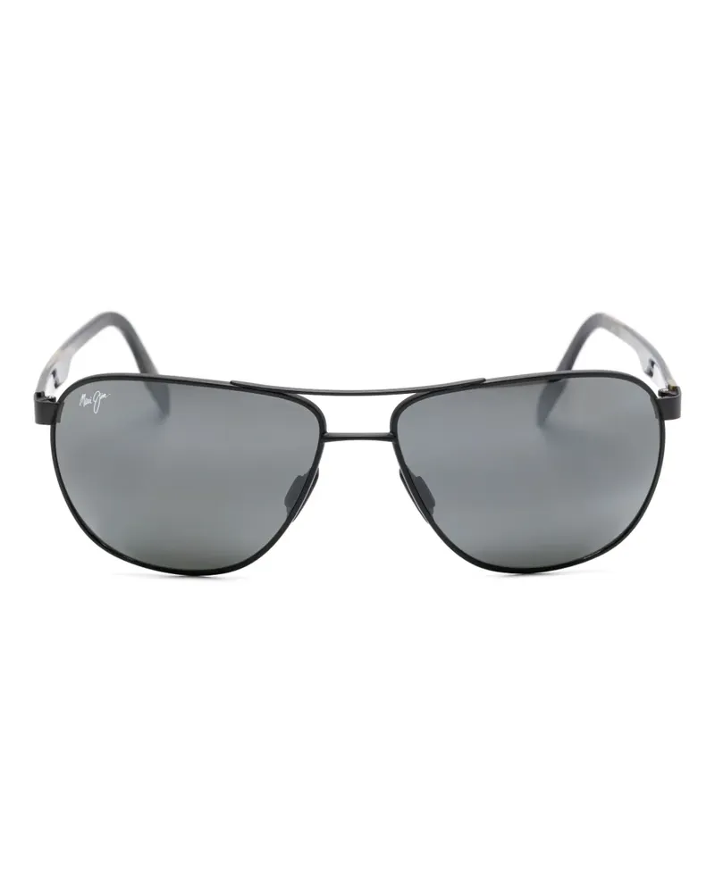 Maui Jim Castles Sonnenbrille - Schwarz Schwarz