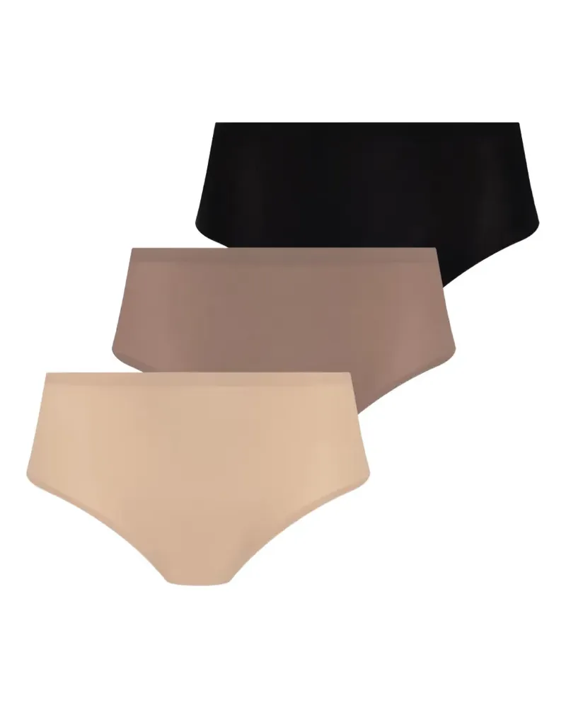 Chantelle Shorty seamless stretch briefs (set of three) - Schwarz Schwarz