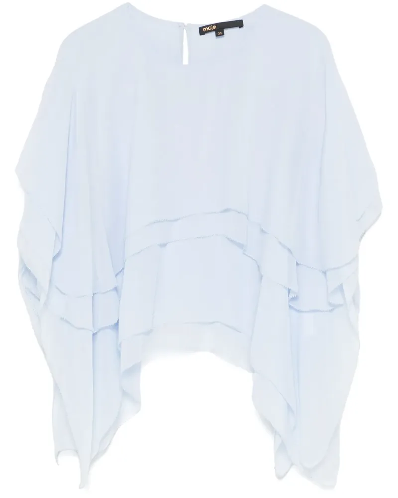Maje Gestufte Bluse - Blau Blau