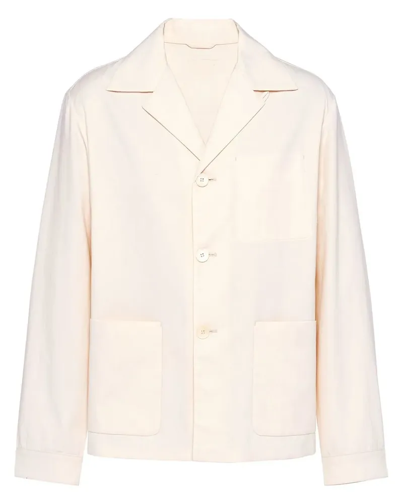 Prada Jacke mit Reverskragen - Nude Nude