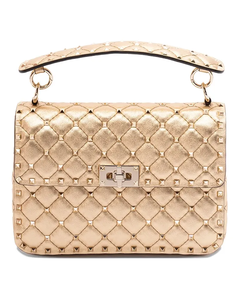 Valentino Garavani Rockstud Spike Schultertasche - Nude Nude