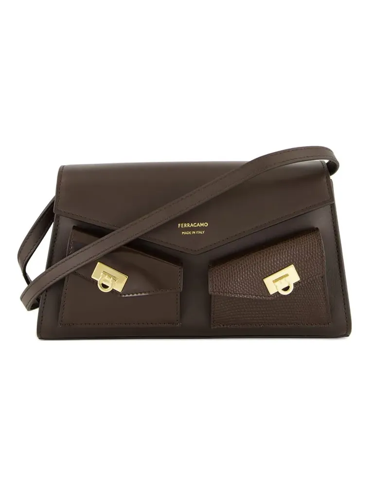 Ferragamo mini Harley cross body bag - Braun Braun